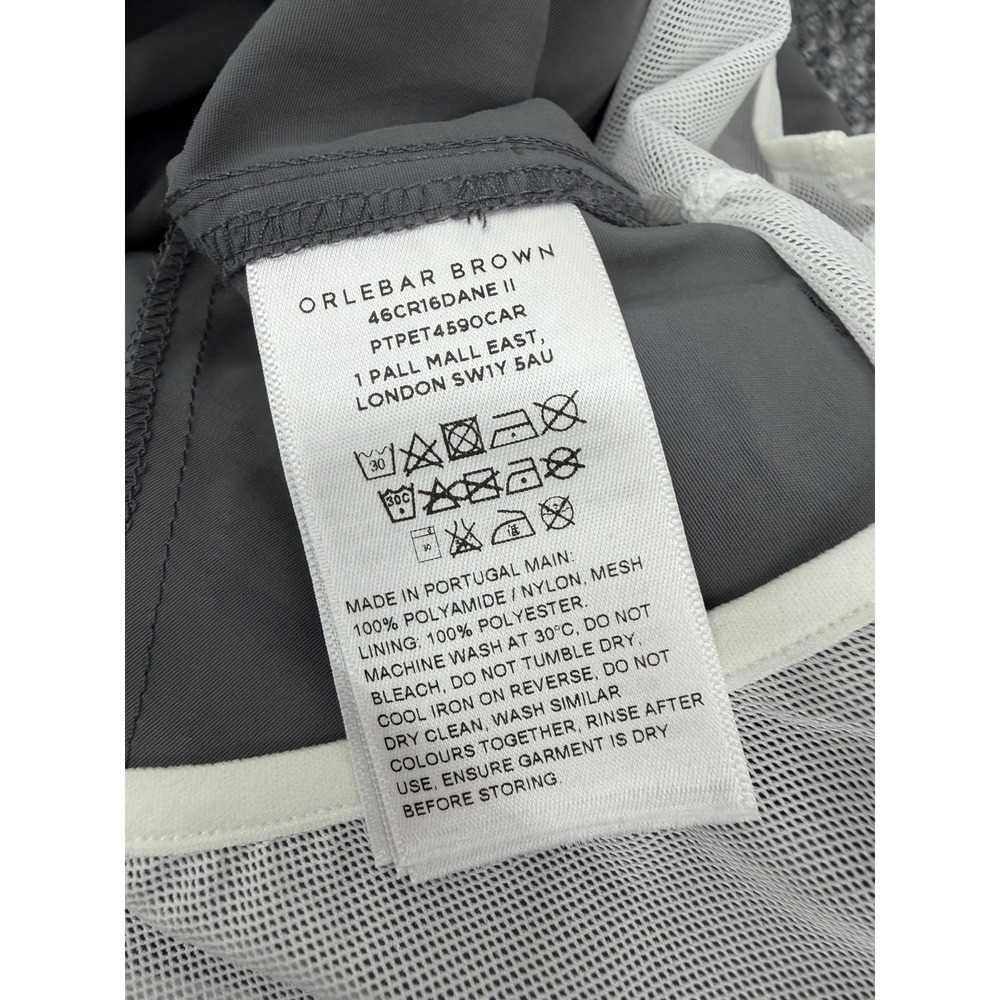 Orlebar Brown Dane II Men's 38 Lined Swim Shorts Trunks Gray - New - Picture 9 of 13